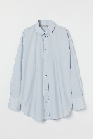 Imagen de Camisa en popelina de algodón - H&M CL | Moda y calidad al mejor precio