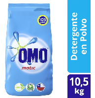 Imagen de Omo Detergente En Polvo Matic 10,5kg | Envío gratis