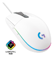 Imagen de Mouse Gamer Logitech G203 New Rgb Lightsync White | Cuotas sin interés