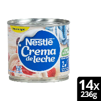 Crema de Leche NESTLÉ® Tarro 236g Pack X14
