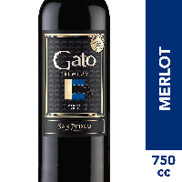 Imagen de Vino Merlot Gato Premium 13° 750 cc Gato