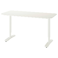 Imagen de BEKANT Escritorio, blanco, 140x60 cm - IKEA Chile