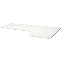 Imagen de BEKANT Tablero esquinero derecho, blanco, 160x110 cm - IKEA Chile