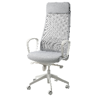 MARKUS Silla escritorio, Vissle gris claro - IKEA Chile