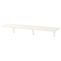 Imagen de BERGSHULT / RAMSHULT Repisa, blanco, 120x30 cm - IKEA Chile