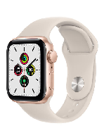 Imagen de Apple Watch SE GPS 40mm Caja de Aluminio Color Oro Correa Blanco Estelar